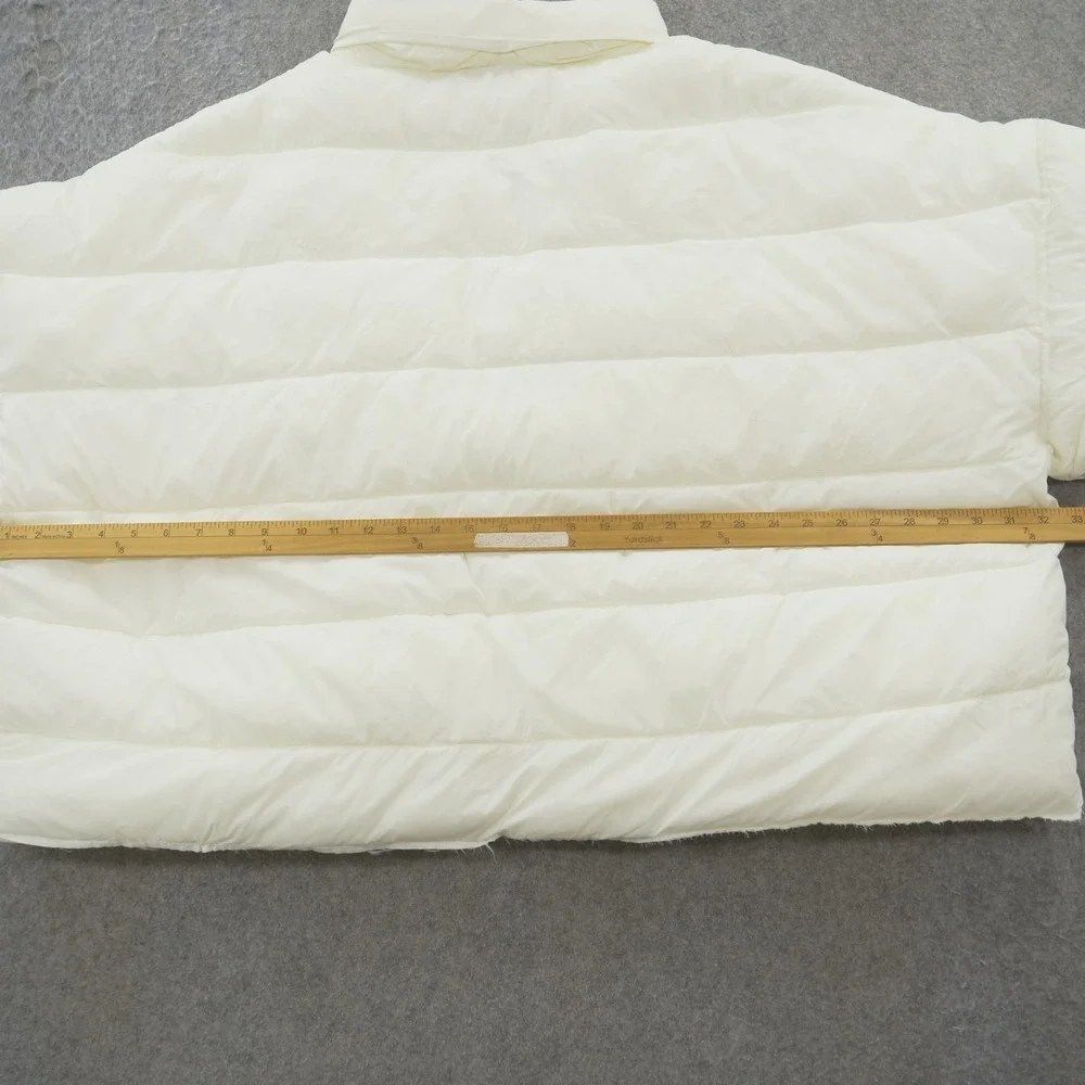 Vans Vault x Deaton Chris Anthony Puffer Jacket Womens Large Beige Crop